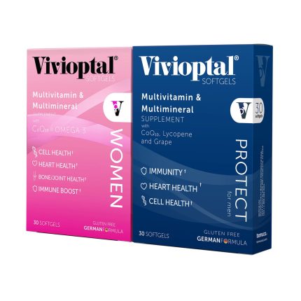VIVIOPTAL FOR MEN 30 SOFTGELS + VIVIOPTAL WOMEN 30 SOFTGELS