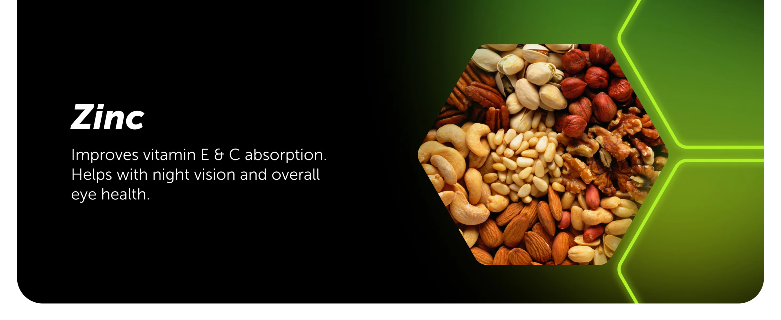 Dry fruits providing essential nutrients for eye nourishment and vision support